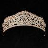 Zinc Zinc Alloy Princess Crown Baroque Crown Hair Accessory Luxury Rhinestone Tiara  Wedding