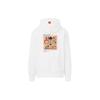 Uniqlo Letter Print Hooded Pullover Long Sleeve Sweatshirt Unisex Sweatshirt White 435137-00