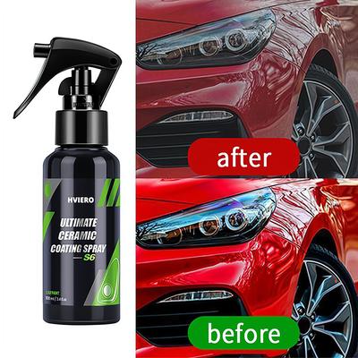 HVIERO-S6 Ceramic Car Coating Paint Care 50 100 300ml Polishing Paste Nano Products Hydrophobic Quick Coat Liquid Wax Polish Paint