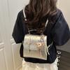 Schoolbag Niche Design Casual Bag 1011 Spring Fashion New Trend Texture Women's Foreign Style Backpack Small Square Bag