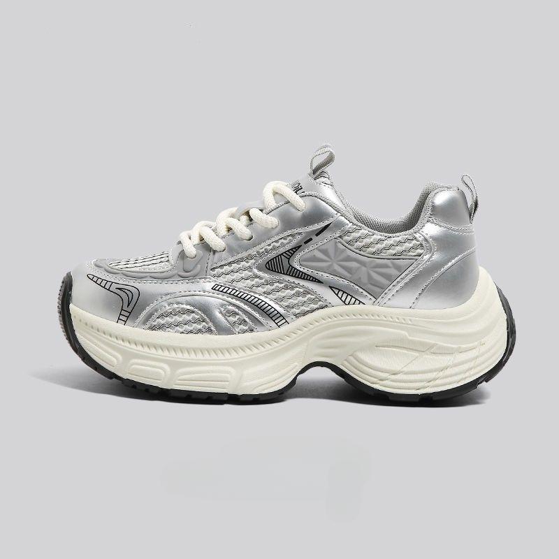 

Fashion High on Platform Sneakers Sale Spring Autumn Dad Shoes for Women Quality New Daily Fashion 2025 Aesthetic Casual Woman Footwear 35