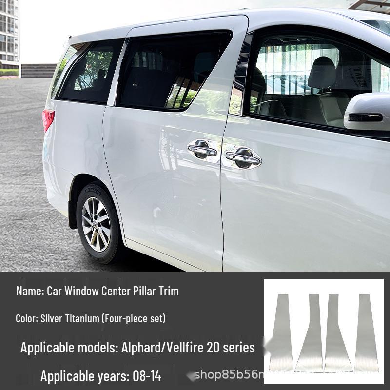 Alphard 20 Series Vellfire Middle Pillar Window Trim Modification