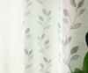 Carten Shop Outlet Flame Retardant Mirror Lace Curtain Leaf Pattern Natural White Color Flame Retardant UV Protection Daytime Visibility Width 150cm