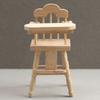 1:12 Dollhouse Mini Dining Chair High Chair Baby Dining Chair Kichen Decor Toy