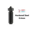 For Anycubic Kobra 3 Hotend Nozzle 0.2 0.4 0.6 0.8 1.0mm Hardened Steel Brass Nozzle For Anycubic Kobra 3 Combo Spare Parts