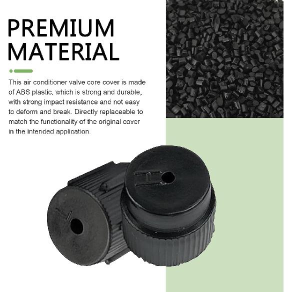 WZP 10PCS Car AC Service Valve Cap Kit, 13mm Low & 16mm High Pressure Cap | Leak-Proof Air Conditioning Sealing Caps, A/C Low Pressure Port Cap