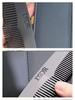 DIOR Fine‑tooth Pocket Hair Comb Portable Anti‑static Hair Styling Comb With Leather Storage Pouch Travel‑size Hairdressing Tool
