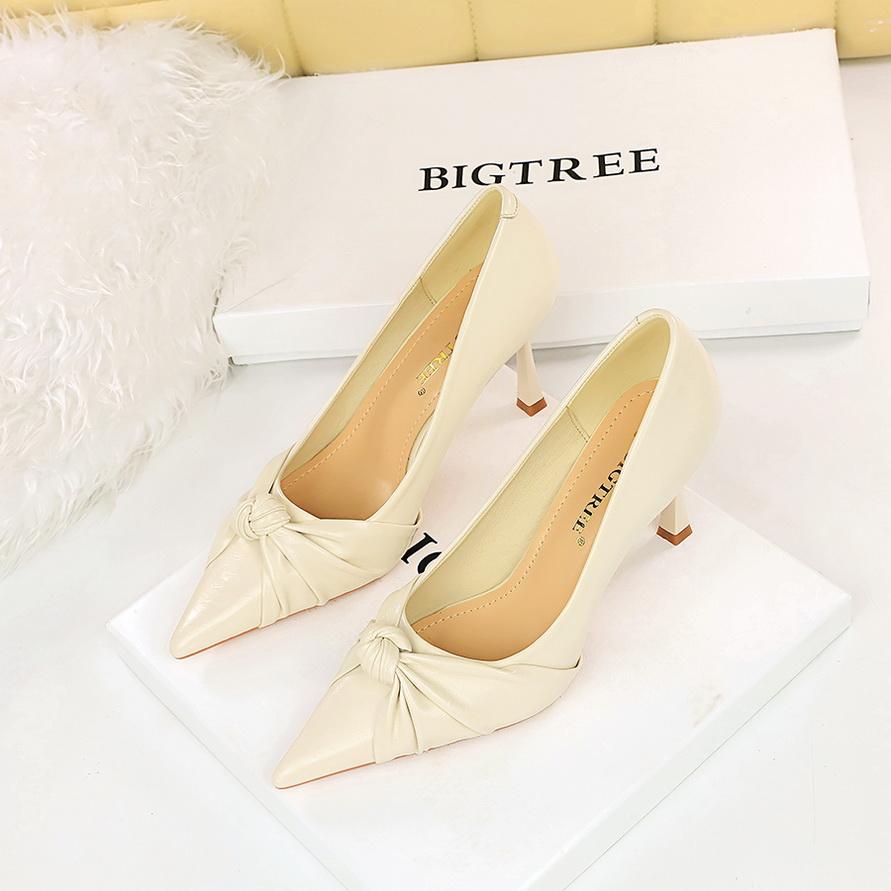 Sexy noční klub Tenké podpatky Super vysoké podpatky Mělká ústa Špičatá mašle Jednobotky Vysoké podpatky Dámské boty