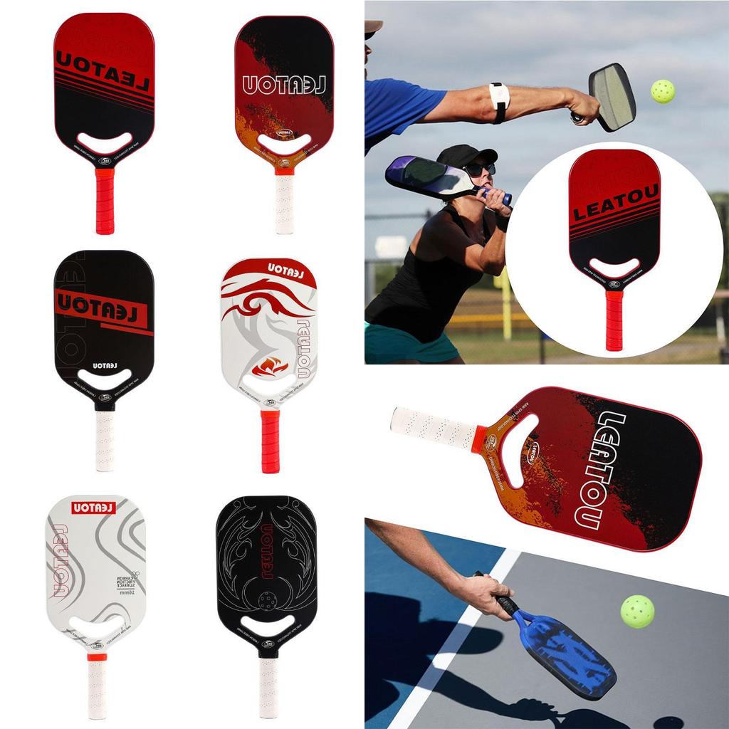 Carbon Fiber Pickleball Paddle 16mm Thick Honeycomb Core for Power Advanced