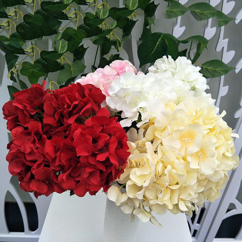 Hydrangea Simulation Flower Home Greenery Wedding Decoration Props Photography