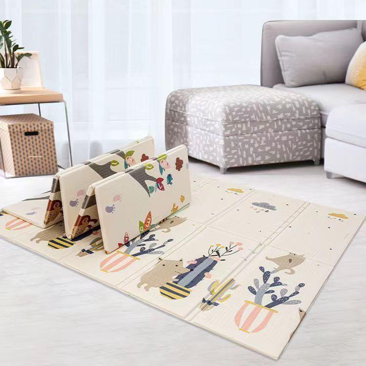 Eco-friendly Thick XPE Folding Crawling Mat for Infants and Toddlers