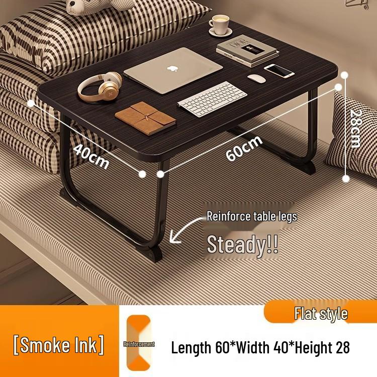 Foldable Bedside Laptop Table for Dormitory or Bay Window