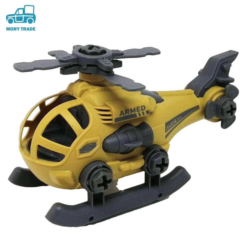 MORYTRADE Assembly Toys for Boys, DIY Tools, Ages 6+, Set of 4 Land, Sea, and Air Vehicles