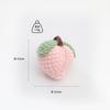 Woolen Hook Weaving Pendant Handmade Hook Weaving Persimmon Woolen Weaving Pendant Knitted Fruit Pendant