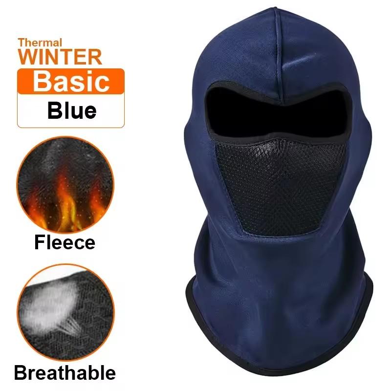 Cold Resistant Warm Windproof Face Mask Unisex Outdoor Sport Cycling Integrated Hat Full Face Breathable Helmet Inner Lining Hat