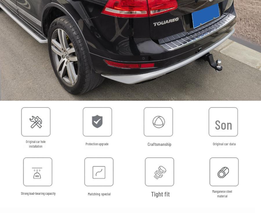 Reinforced Volkswagen Touareg, Touareg-L, Tiguan L Tow Hitch Upgrade Kit
