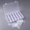 36-Compartment Transparent Plastic Organizer for Jewelry, Tools, DIY, Rubber Bands, Fish Hooks