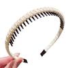Elastic Thin Headbands For Women NonSlip Teeth Design Exercise Spa Facial Washing Breathable Hair Holder All Hairstyles Multiple Uses