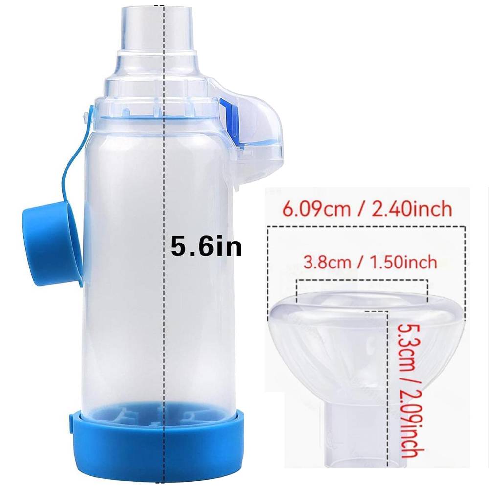 

Спейсерна камера для інгалятора для домашніх тварин для маленьких собак і котів, портативна для подорожей, для використання з небулайзером, маска для інгалятора, апарат для дихання тварин