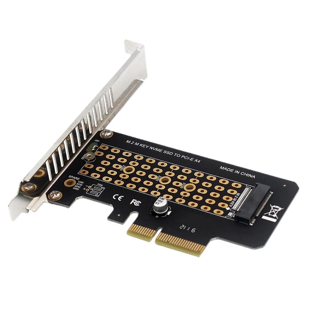 M.2 NVMe SSD To PCI Express 3.0/4.0 Extender Card Suppor PCI Express 3.0 X4 2230-2280 Full Speed 32gbps for Windows//Linux