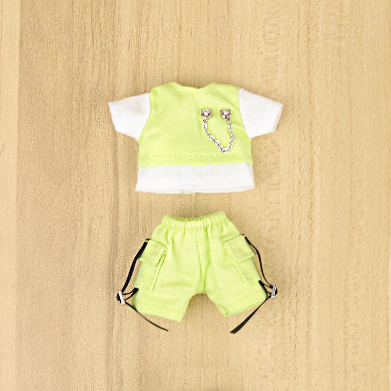 OB11 Dětské Oblečení Barevně Sladěný Řetízkový Set Panenka Oblek Pro Panenku Ob11 1/12 Denní Ležérní Doplňky Pro Děti Diy
