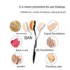 Zahnbürste mit weichen Borsten, BB-Creme, Foundation-Pinsel, Concealer-Pinsel, tragbarer, loser Pinsel, Lidschatten, Rouge, Make-up-Pinsel, Beauty-Tools, Nailart-Reinigung