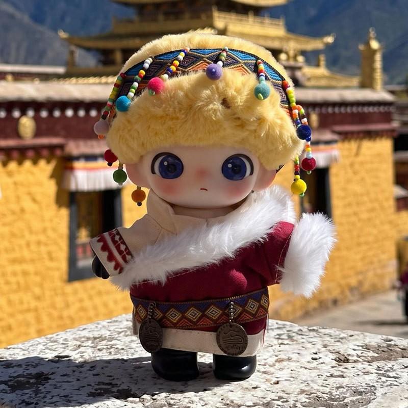 DIMOO Pixar Series 15cm Plush Doll Outfit Tibetan Style Costume Set Collectible Figure