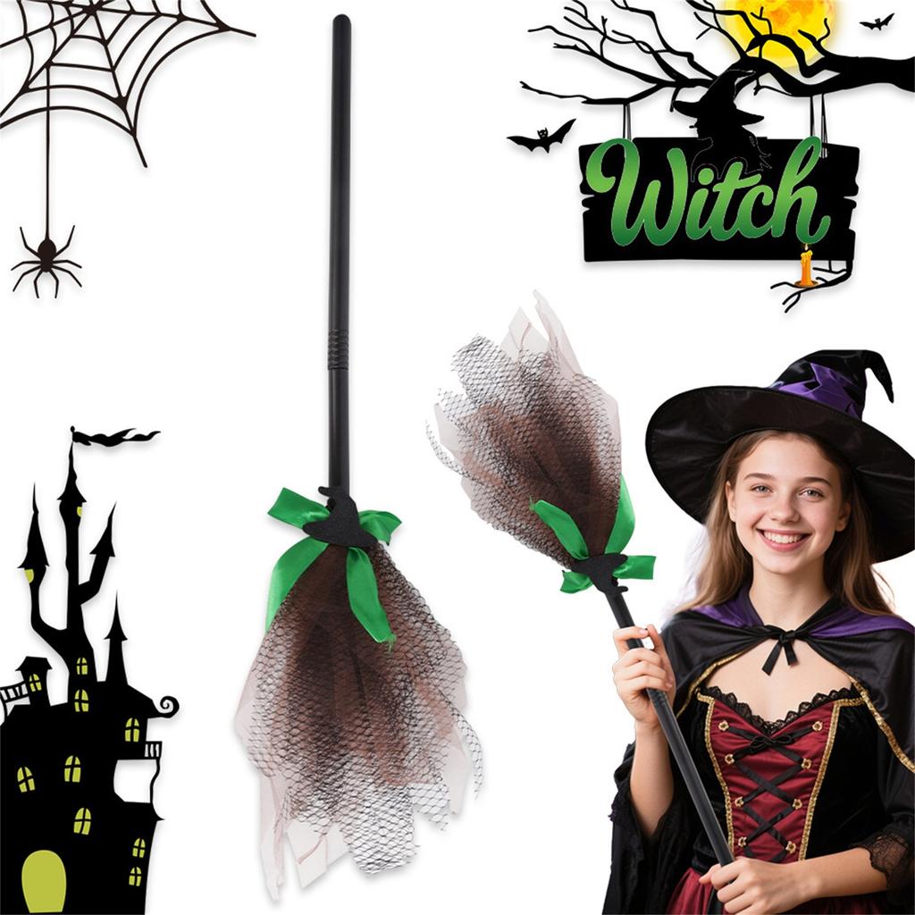 Halloween Children's Props Party Decoration Cosplay Witch Props Detachable Mesh Props