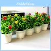 Flower Mini Rose Potted Home Decoration Ornaments For Tabletop Decor Gift