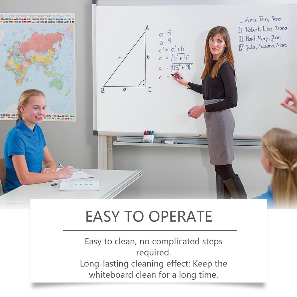 Whiteboard Cleaner, /Classroom Oil Based Whiteboard Ink Removal Cleaner 100ml