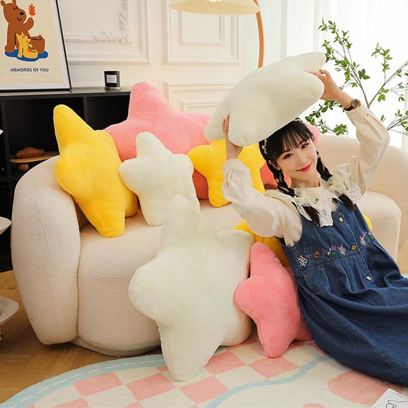 Ins Style Star Pillow Soft And Cute Plush Toy For Sleeping And Decor
