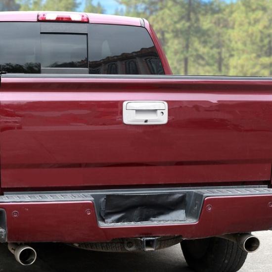 Rear Tailgate Handle COVER w/Cam Hole For Chevy Silverado/Colorado/GMC 14+ White