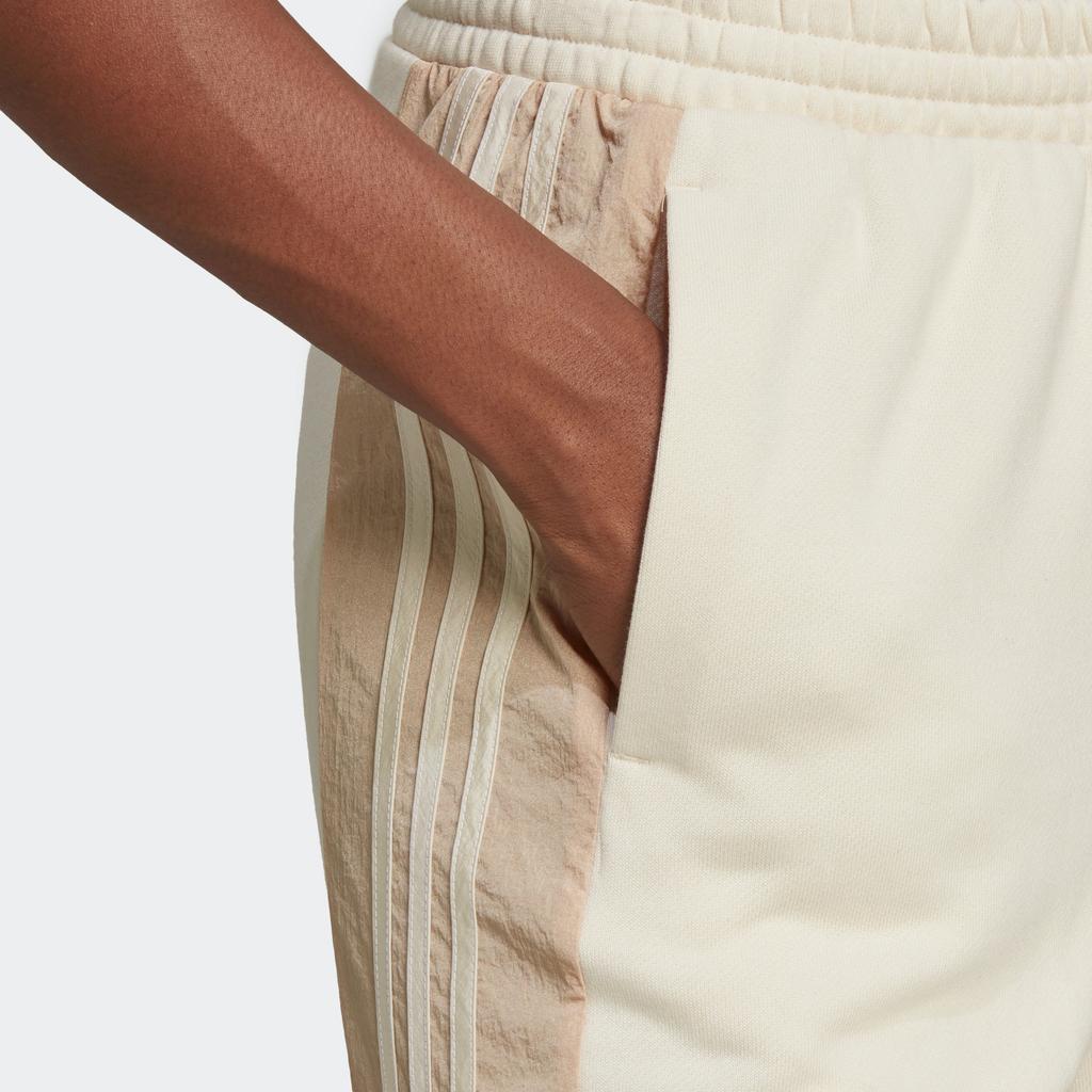 Adidas Originals Classic Three Stripes Wide Leg Sports Pants Women Bottoms White HM1706