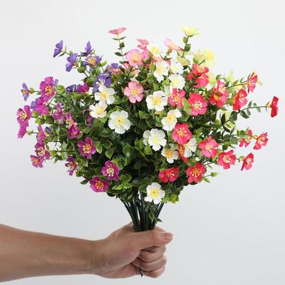 Fleurs artificielles Fausses fleurs Sérigraphie Tissu de soie