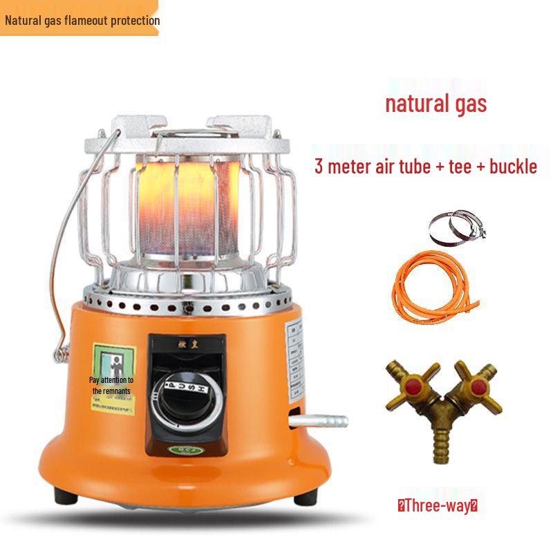 Burner Emperor Natural/Liquefied Gas Energy-Saving Fireplace Heater: New Model for Household Heating