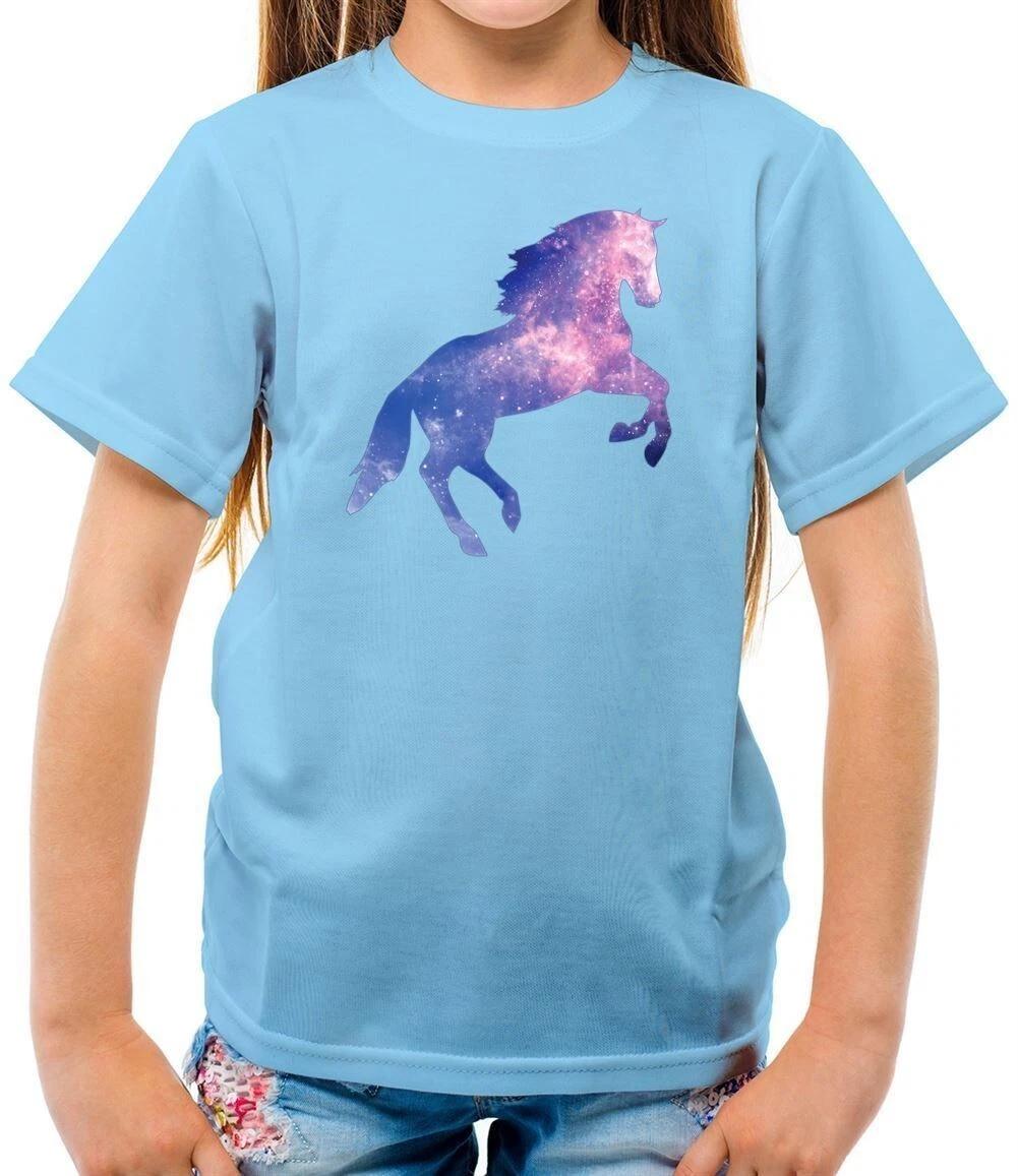 Galaxy Horse - T-Shirt - Rider Riding Love Equestrian Horses Ride 130