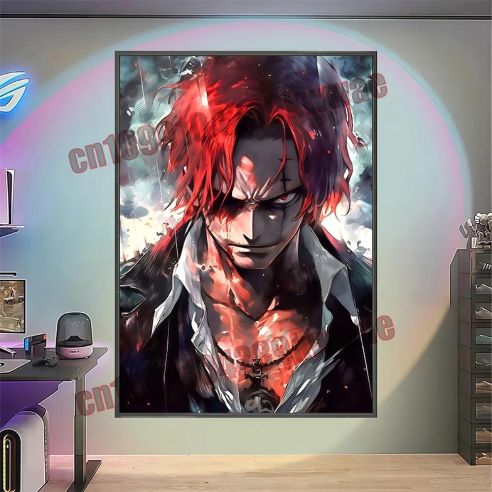 Monkey D Luffy Epic Anime Poster  Dynamic One Piece Premium Canvas Wall Decor Ideal for Bedroom  Anime Collection Fans