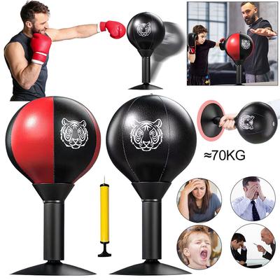 Saco de Pancada para Treino de Velocidade com Ventosas Fortes Alívio de Estresse Bola de Boxe de Mesa Muay Tai MMA Luta Exercício Bola de Pancada