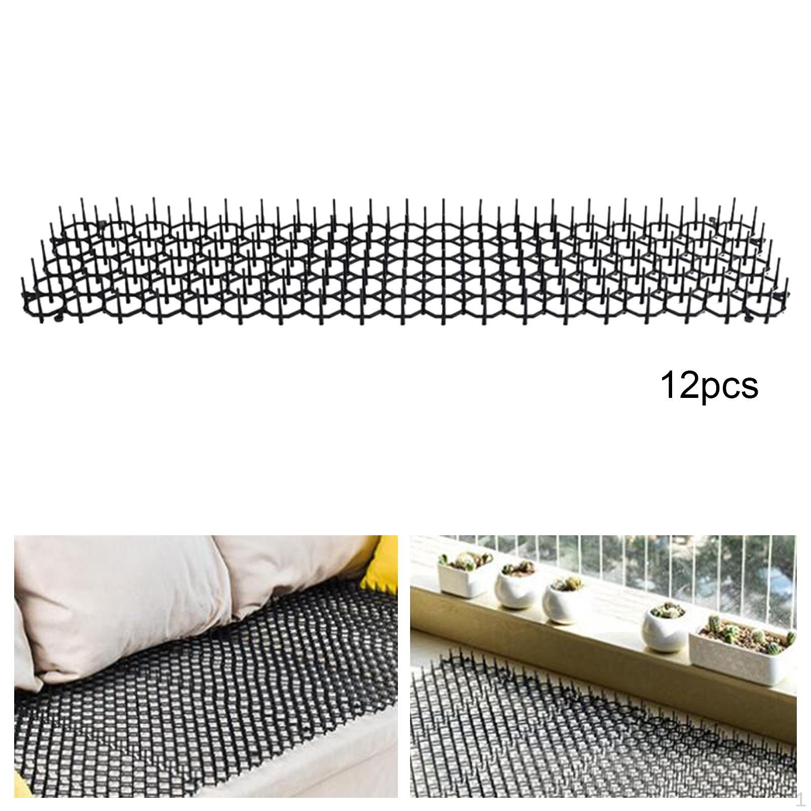 

12x Anti Climb Strip with Spikes Cat Deterrent Garden Indoor