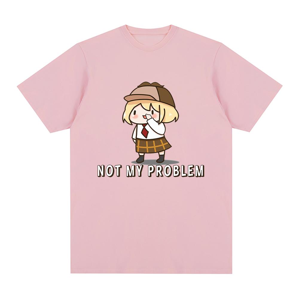 Hololive Englisch VTuber Watson Amelia Bubba T Shirt Unisex /Frauen ästhetische Kawaii Kaninchen Tshirt Unisex Cartoon Grafik Baumwolle T-Shirts