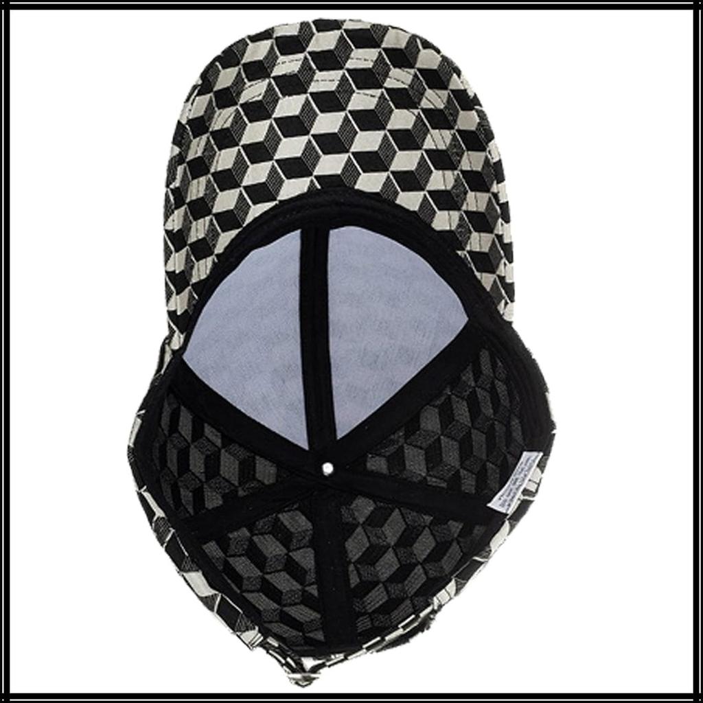 Trick Art CA651 [White Fang] Cap, Pattern, Hat, Sports, Running, Outdoor, Men, Women, (Coffee)