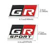 3D Metal Car Trunk Emblem Sticker Decal for Toyota Camry Corolla Yaris Rav4 Chr Auris Avensis Reiz Auto Exterior Accessories