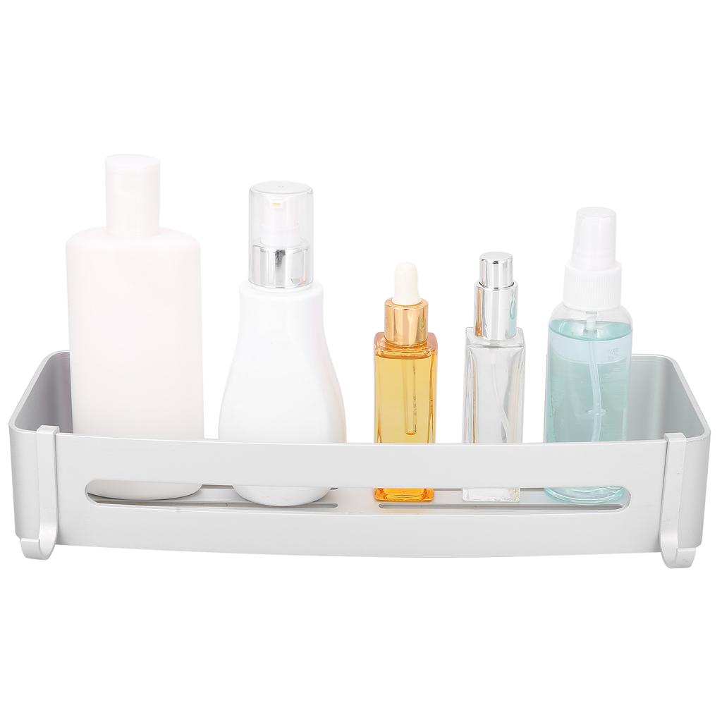 Wall Storage Rack Aluminum Corner Shower Caddies Wall Mounted Bathroom Makeup Tool OrganizerSquare