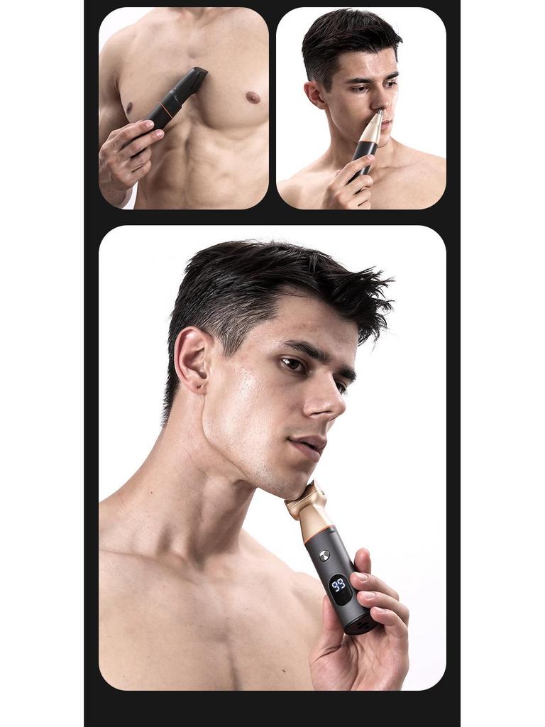 Men's Multifunctional Waterproof Electric Shaver and Hair Trimmer Set