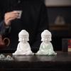Zen Keramik Tathagata Buddha kleine Dekoration kreativer schöner Tee Buddha Teehaus Ornament Auto Haus Büro FENG SHUI Dekoration