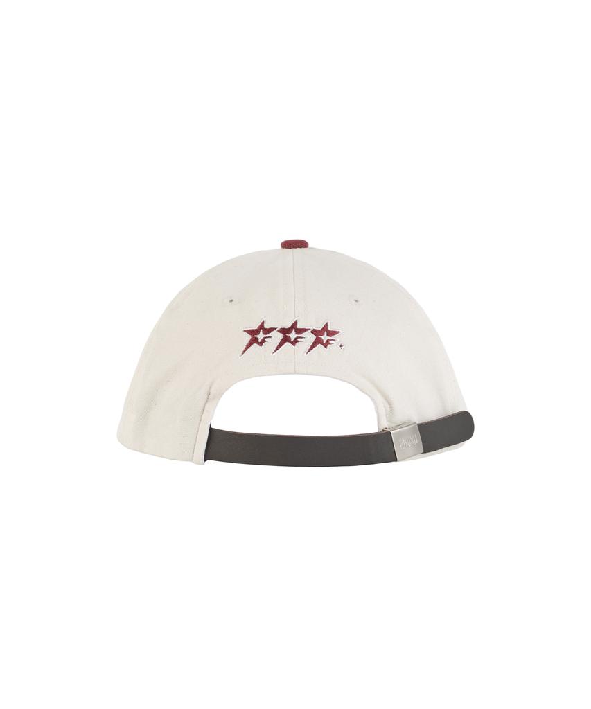 Keuleogsi Unicorn Star Two-Tone Ball Cap - Red/White