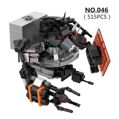 515 Piezas Nuevo Personaje Villano Skibidi Toilet Man General Set de Bloques de Construcción Juguetes de Decoración DIY MOC de Ladrillos Para Niños Regalos de Navidad