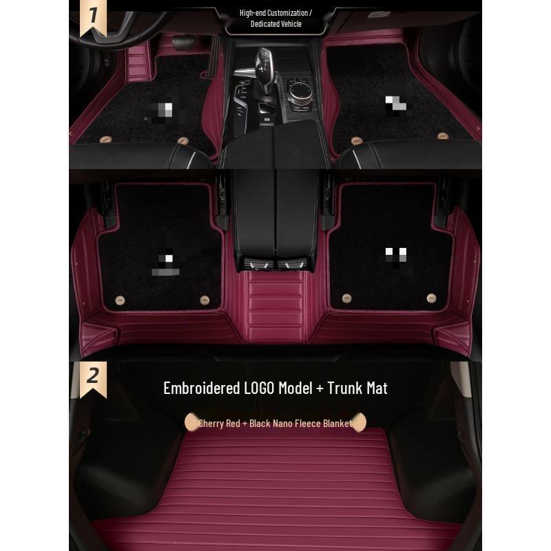 Volkswagen T-Cross Full Coverage Anti-Slip Car Mats, Easy Clean, Wear-Resistant Carpet Style