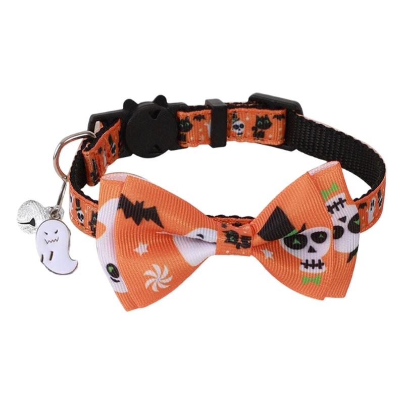 

Durability Easyly Clean Festives Cats Collar With Regulable Safety Design For Holiday Pet Accessories
