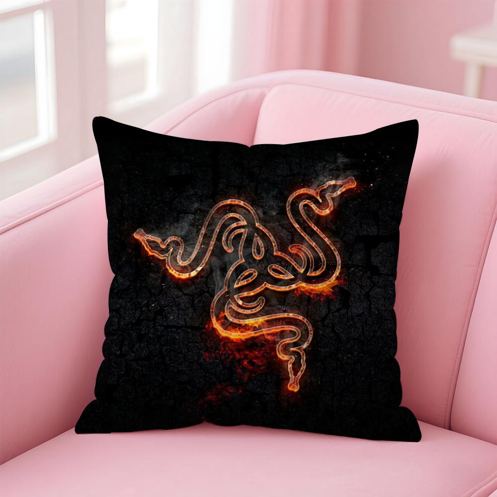 

Retro R-RazerS Cushion Cover Comfortable Reversible Pillow Cover Ideal for Car Sofa Bedroom & Beyond 12x12Inch